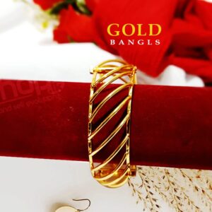 Gold Plated Beautiful Lock Bangle for Women