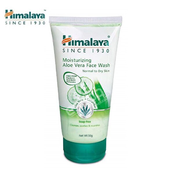 New Himalaya Moisturizing Aloe Vera Face Wash 50ml