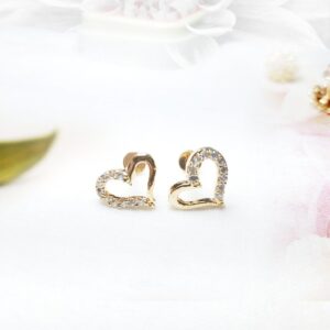 Small Size Simple Gold Earrings