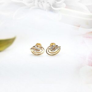 Small Size Simple Gold Earrings