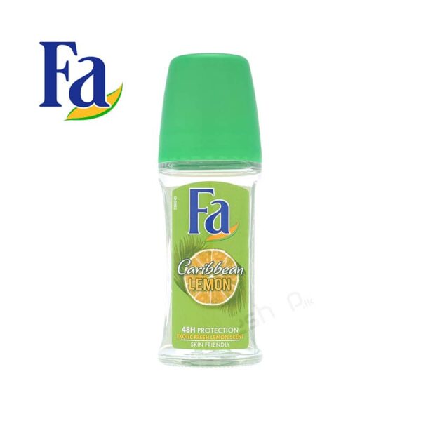 New Fa Caribean Lemon Roll On for Women 50ml