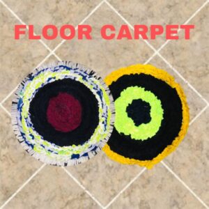 Handmade Round Four Layer Doormat Pure Cotton Floor Mat/Indoor Mat