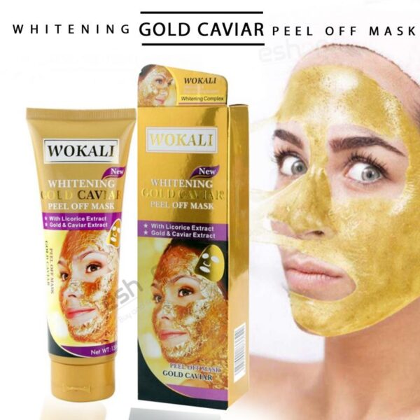 Original Wokali Whitening Gold Caviar Magnetic Peel Off Mask 130ml