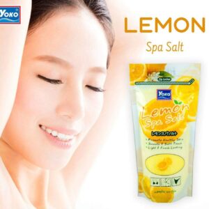 New YOKO Lemon Spa Salt Whitening, Moisturizing & Exofoliating Body Scrub