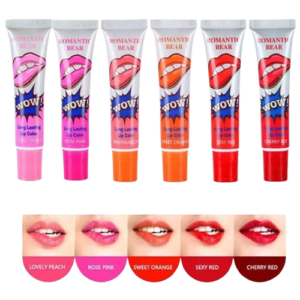 Romantic Bear Tattoo Peel Of Lip Tint Lip Gloss Waterproof Lipstick