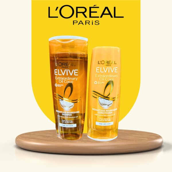 L'OREAL ELVIVE Extraordinary Oil Coco Shampoo & Conditioner